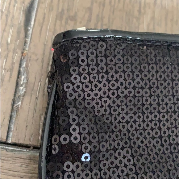 Coach Sequin Wristlet, Black - Picture 6 of 7